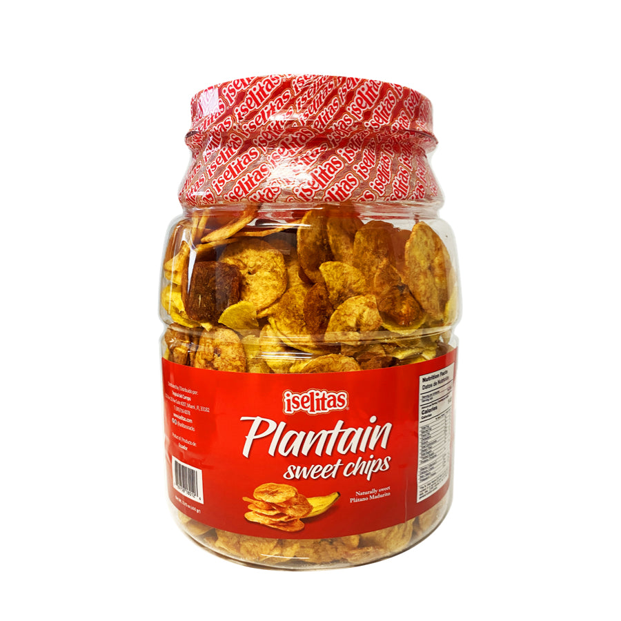 Iselitas Plantains Sweet Party Size Jar – 6/22.9 oz