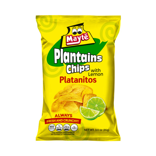 Mayte Plantain Chips Lemon – 30/3 oz