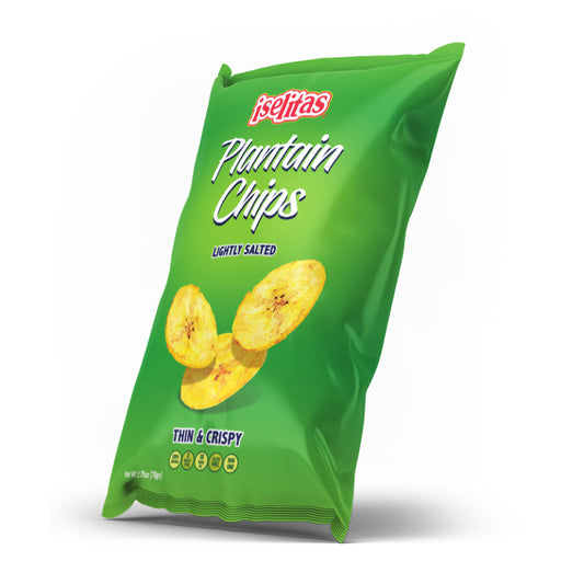 Iselitas Regular Plantain Chips – 20/2.75 oz