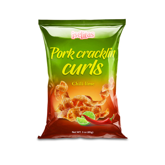 Iselitas Chili Lime Pork Curls – 18/3 oz