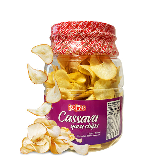 Iselitas Cassava Salted Party Size Jar – 6/15.70 oz