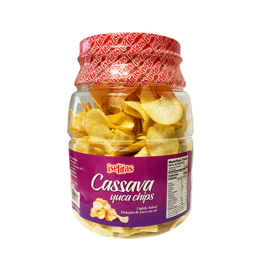 Iselitas Cassava Salted Party Size Jar – 6/15.70 oz