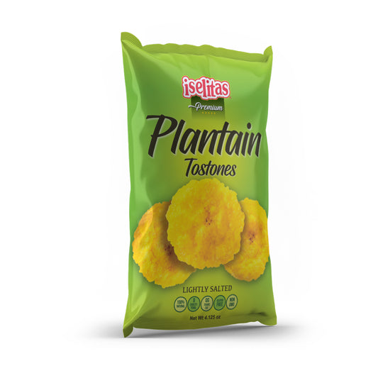 Iselitas Plantain Tostones Lightly Salted 16/4.1 oz