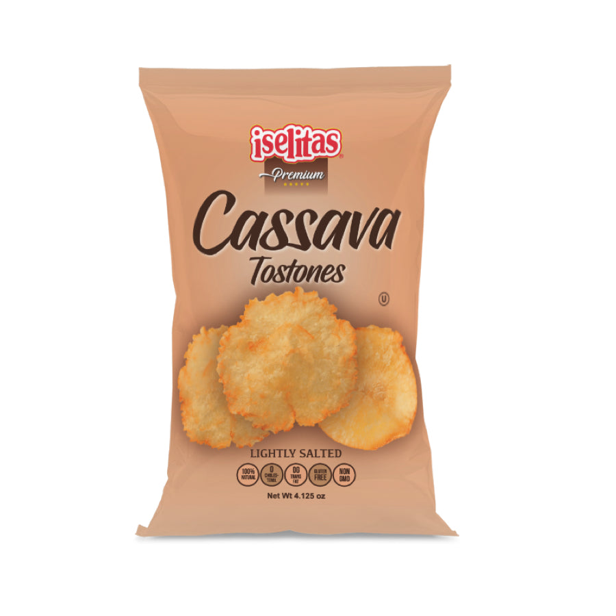 Iselitas Cassava Tostones Lightly Salted – 16/4.1 oz