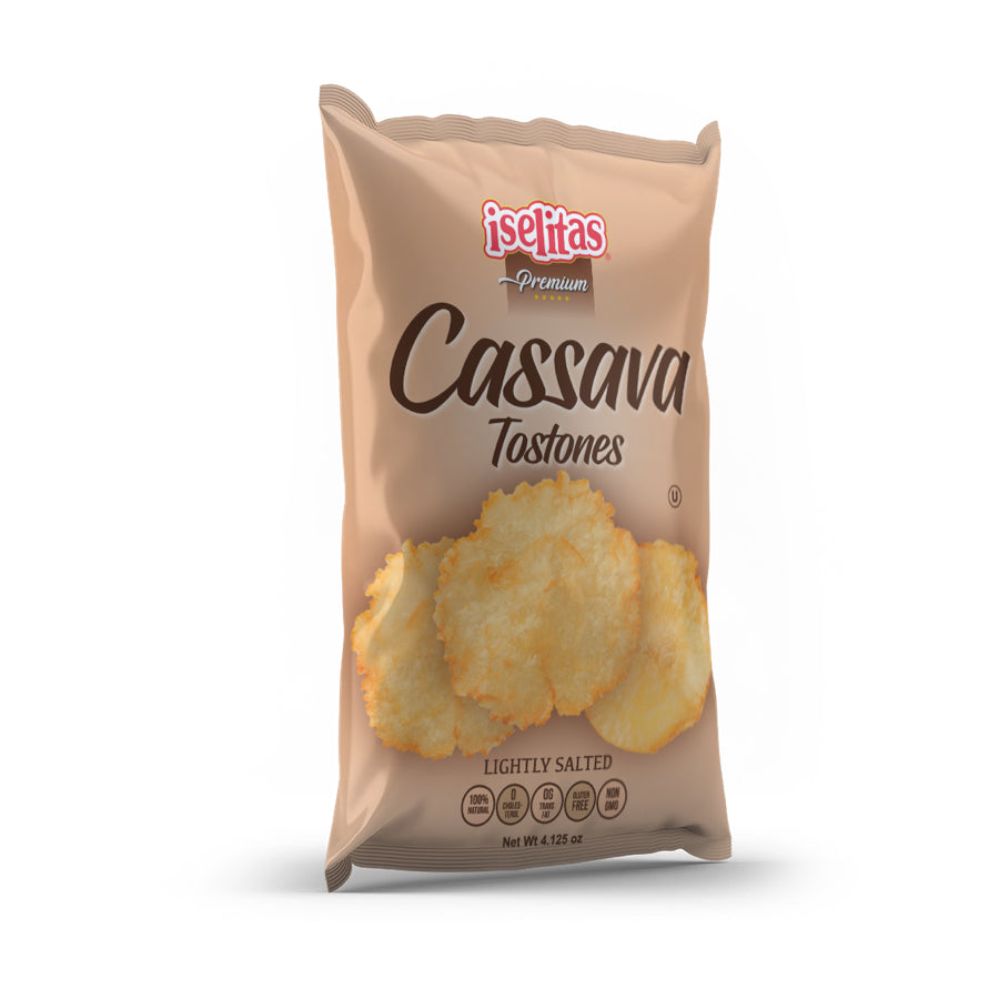 Iselitas Cassava Tostones Lightly Salted – 16/4.1 oz