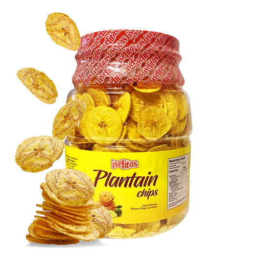Iselitas Plantain lime Party Size Jar – 6/22.9 oz
